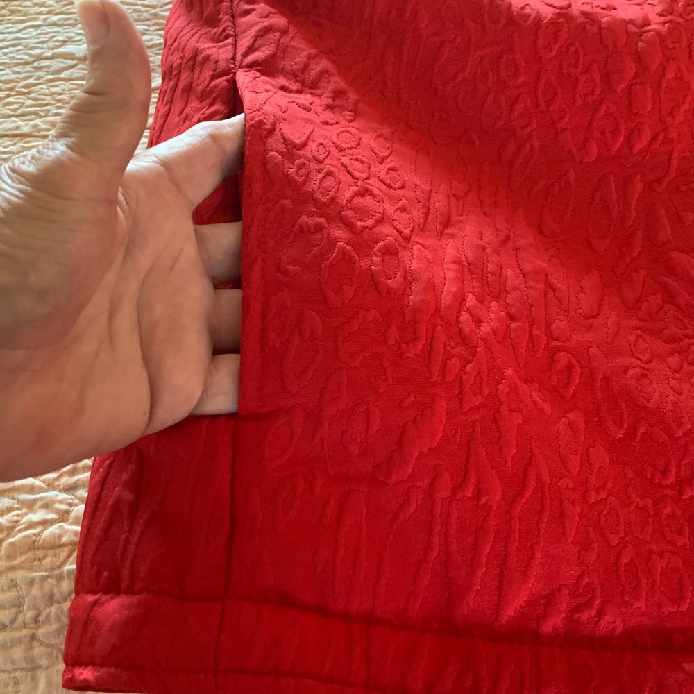 Chico’s Weekends Red Quilted Vest with Snap Buttons Size 16 - Picture 5 of 13